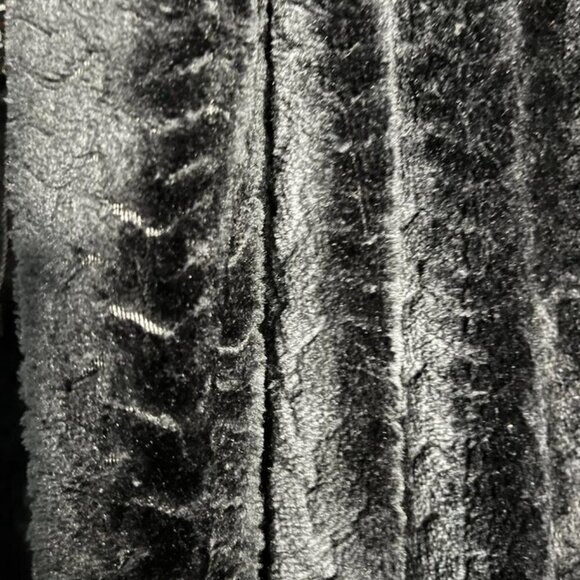 Plush Tiled Heather Jacquard Robe Charcoal M/L Cozy - Picture 7 of 11